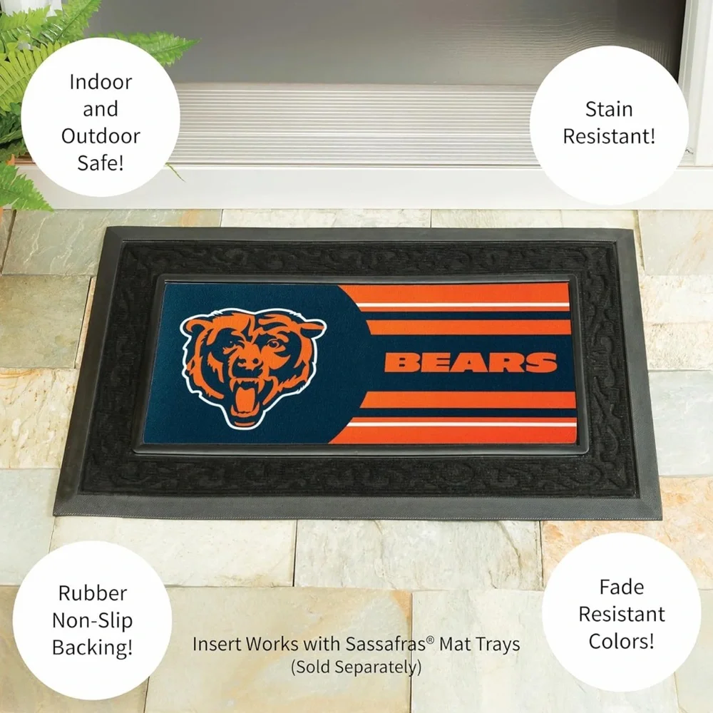 NFL Chicago Bears Sassafras Switch Door Mat - NWT